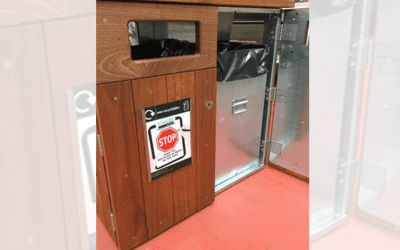 Eclipse Dual Waste Timber Bin