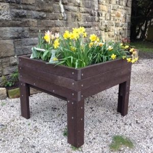 Calcott Raised Planter Made from Recycled Plastic