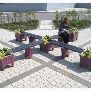 Simple Seat – Modular Bench & Planter Range – ‘The CROSS’