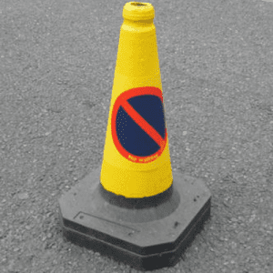 450mm No Waiting Road Cone x5