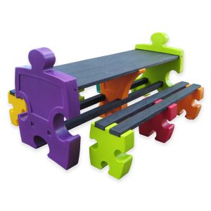 Jigsaw 6-8 Person Table & Bench Set